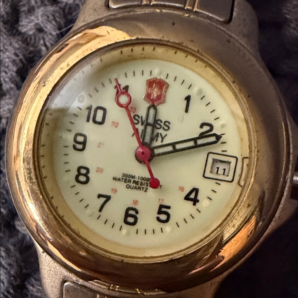 Swiss Army Gold watch